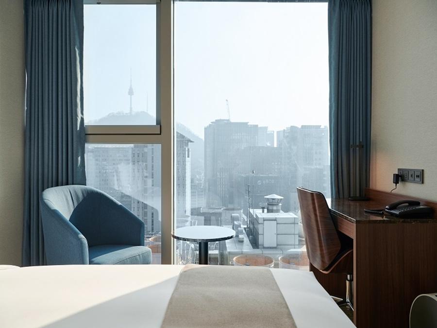 Stanford Hotel Myeongdong Seoul Bagian luar foto